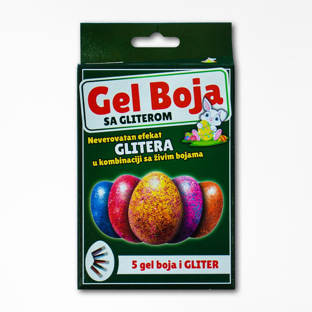 Gel boja sa gliterom