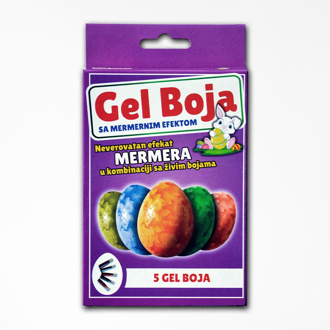 Gel boja sa mermernim efektom